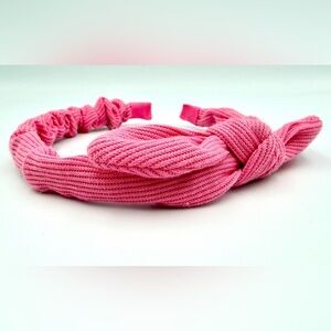 Vibrant Pink Knotted Headband for Kids